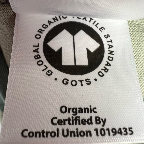 New Everlane Men’s Organic Cotton Crewneck T-Shirt Green Stripe NWT - Picture 7 of 7